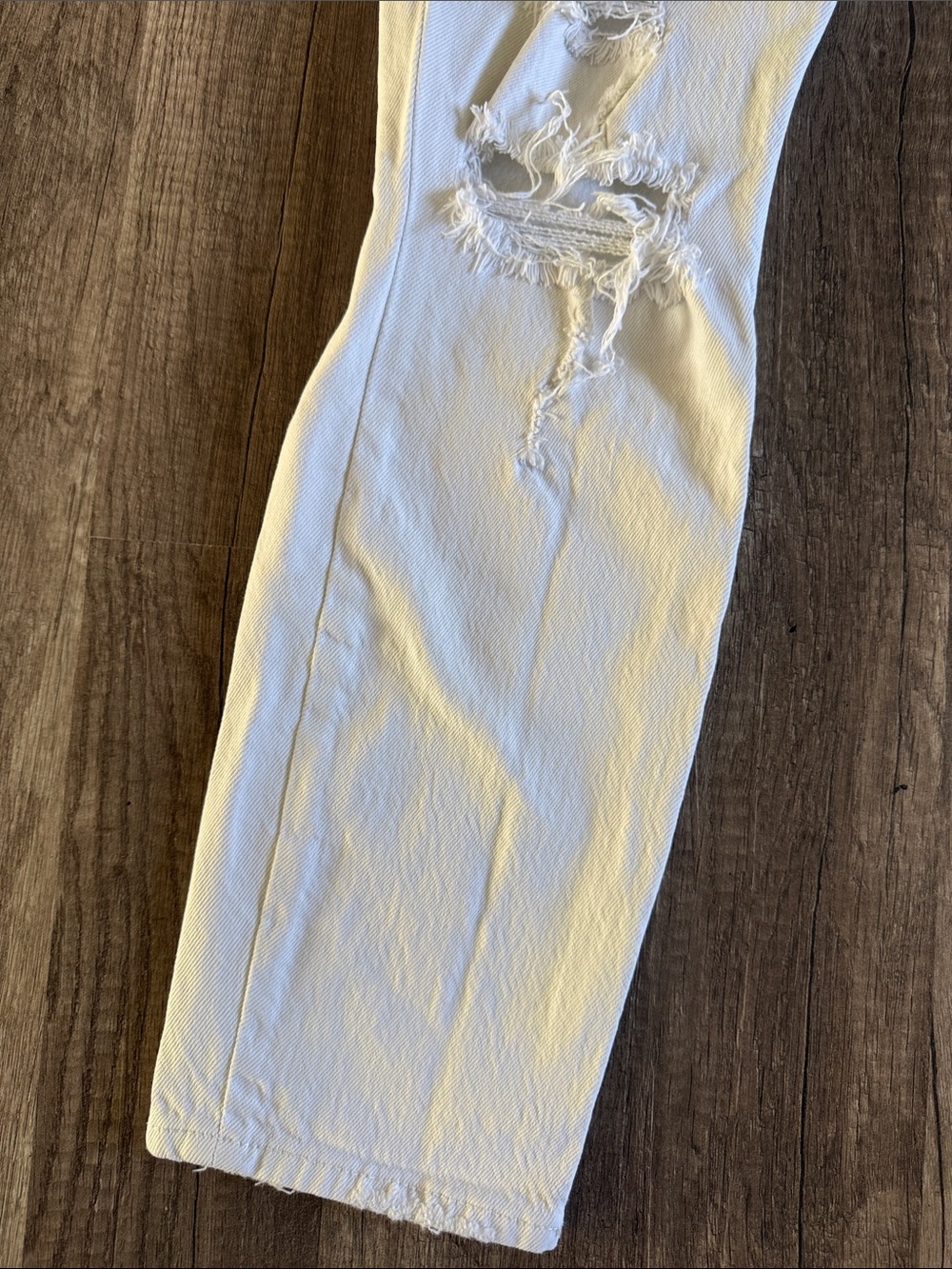 Abercrombie & Fitch Jeans White Curve Love The Skinny High Rise Size 27 Pants - Picture 4 of 9